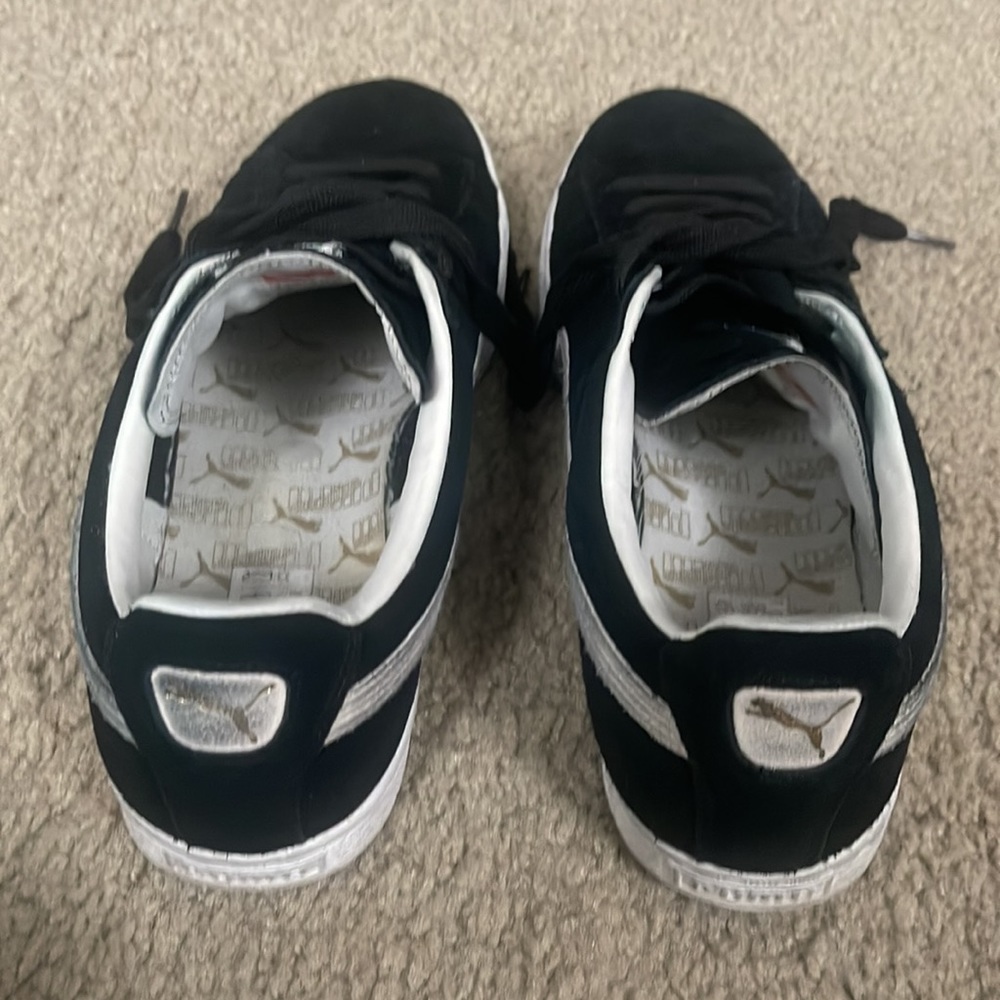 Black Puma Suede Classics Men’s Size 11.5 Sneakers - Picture 6 of 6